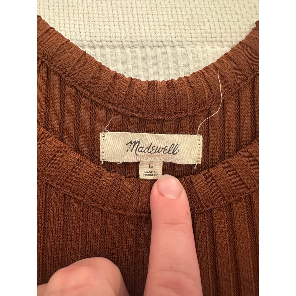 Madewell L Ribbed Halter Tank - Picture 3 of 3